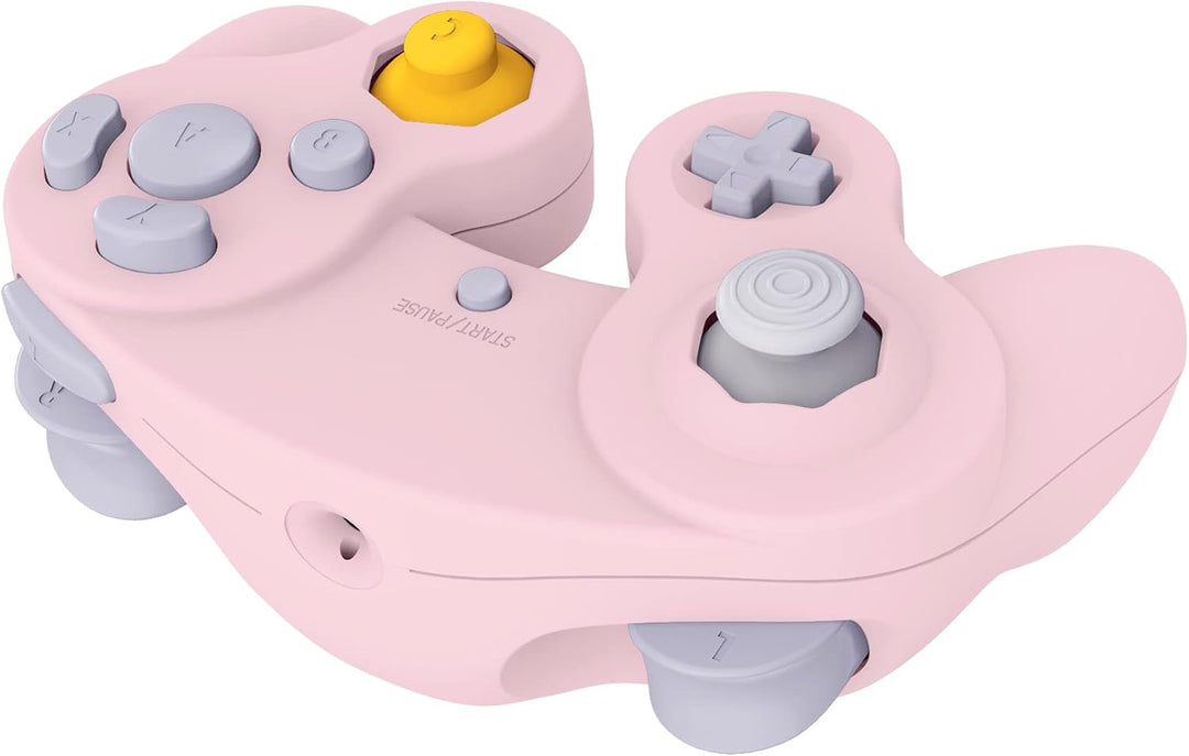 eXtremeRate Ersatz Grips Case Hülle kompatibel mit Nintendo Game Cube Controller, Griff Gehäuse &amp; D-