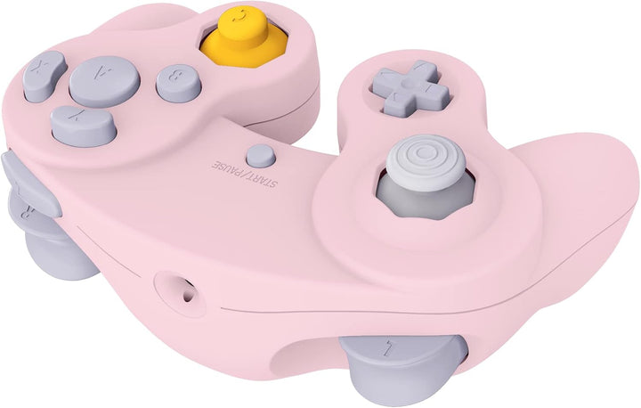 eXtremeRate Ersatz Grips Case Hülle kompatibel mit Nintendo Game Cube Controller, Griff Gehäuse &amp; D-