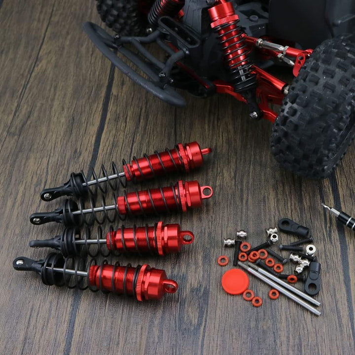 RCAWD RC Auto Stossdämpfer mit grosser Bohrung mit Feder für ARRMA 4S Kraton &amp; Outcast Upgrades, 1/1