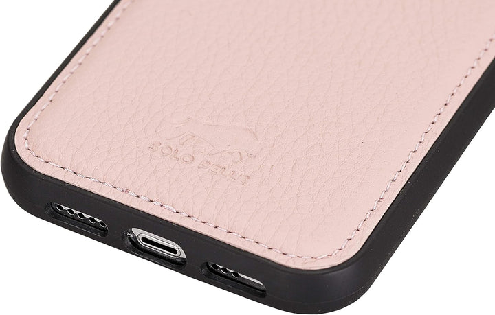 Solo Pelle Lederhülle für das iPhone 12 Mini in 5.4 Zoll Stanford Case Leder Hülle Ledertasche Backc