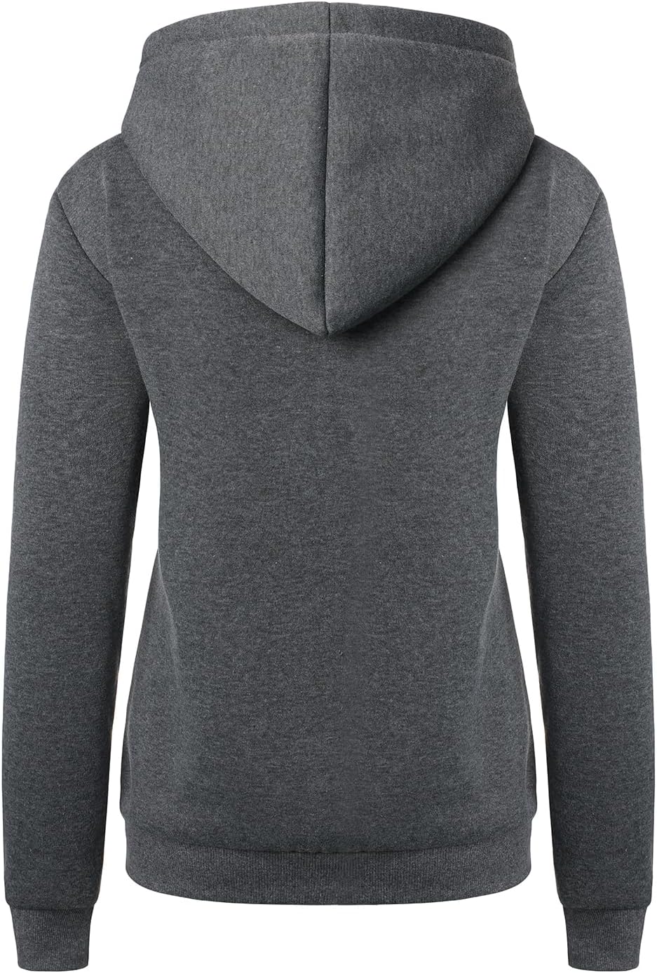 JENJON Damen Sweatjacke mit Reissverschluss Casual Hoodie Kapuzen Jacke Doppellagigem Stoff für Herb
