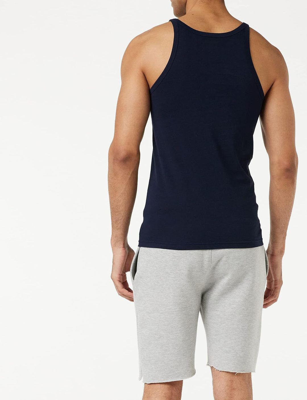 Emporio Armani Herren Schlafanzugoberteil (2er Pack), Schwarz, M S White/White, S White/White