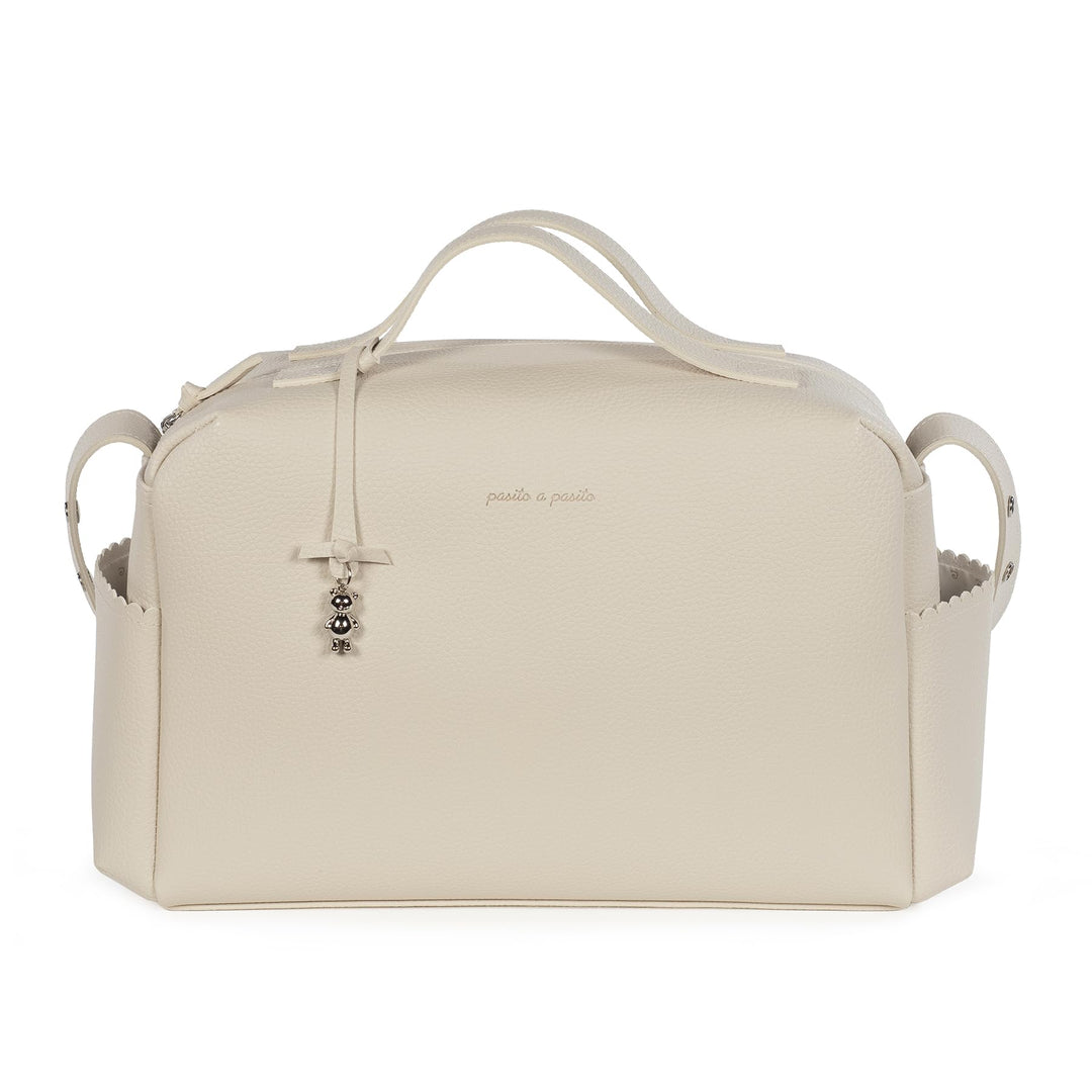 Pasito a Pasito Icon Wickeltasche:, Rosa oder Beige oder Grau oder Karamell
