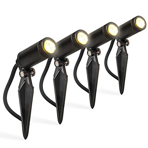 Qazqa - Modern Set mit 4-flammig Spotbalken Pin-Spots inkl. LED IP68 - Garly I Aussenbeleuchtung - A