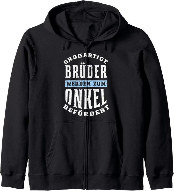 Grossartige Brüder werden zum Onkel befördert Kapuzenjacke