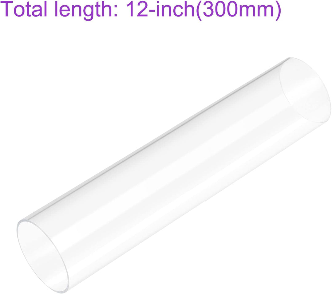 DMiotech 42x45mm 12" Klar Acryl Rohr Starre Kunststoffrohre für Aquarium Rohrleitung