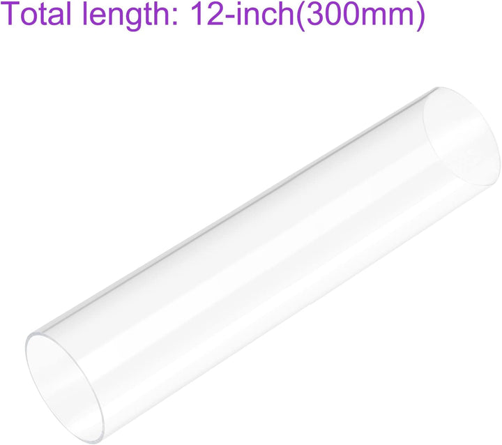 DMiotech 42x45mm 12" Klar Acryl Rohr Starre Kunststoffrohre für Aquarium Rohrleitung