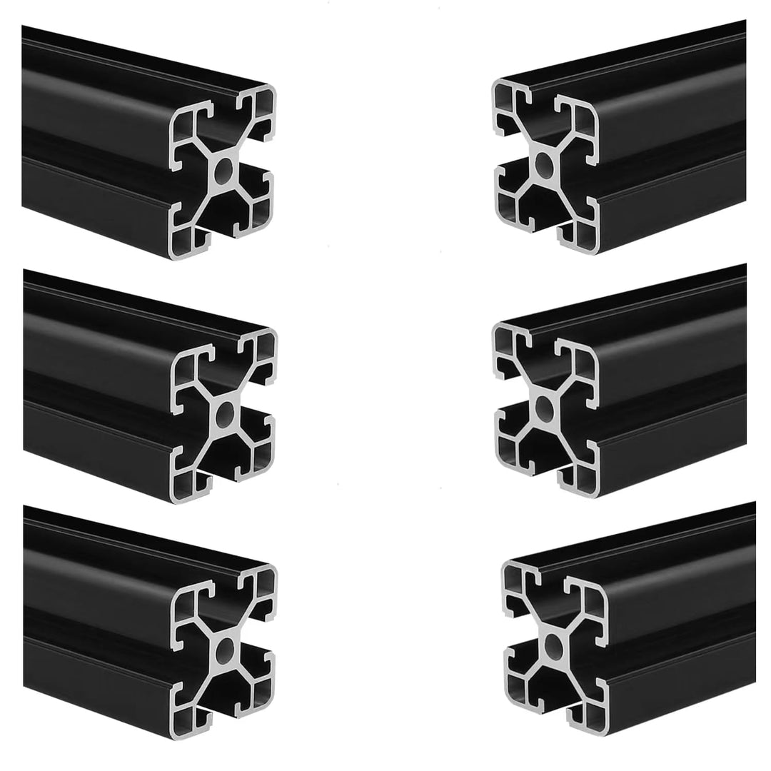 Coavoo AluProfil 4040 Alu Profil 150mm T Typ Schwarz Aluminium Profile 40x40 Europäischer Standard E