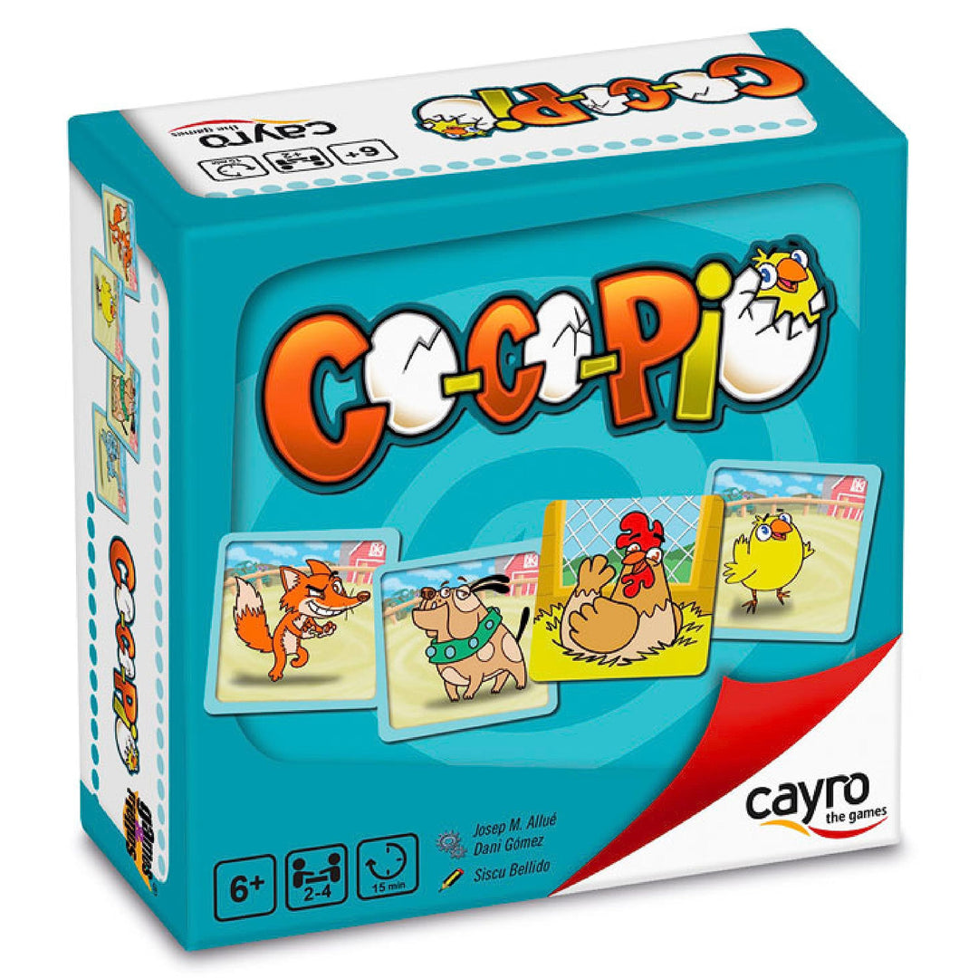 Cayro – Co-Co-Pío-Spiel – Holen Sie Sich DREI Küken vor dem Rest – Geschwindigkeitsspiel mit Freunde