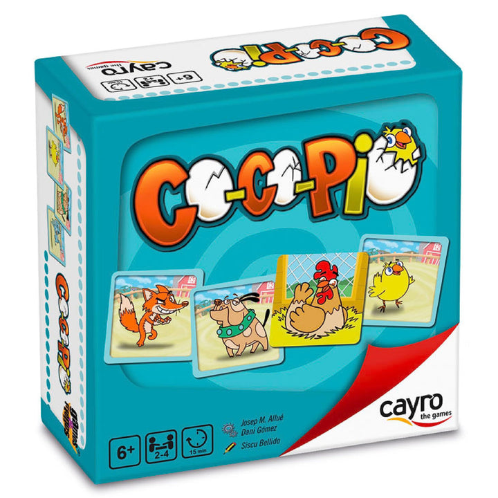 Cayro – Co-Co-Pío-Spiel – Holen Sie Sich DREI Küken vor dem Rest – Geschwindigkeitsspiel mit Freunde