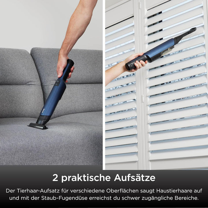 Shark , Kabellos, [WV270EU] WandVac 2.0 Akku-Handstaubsauger,Blau Längere Laufzeit, Extra Saugkraft