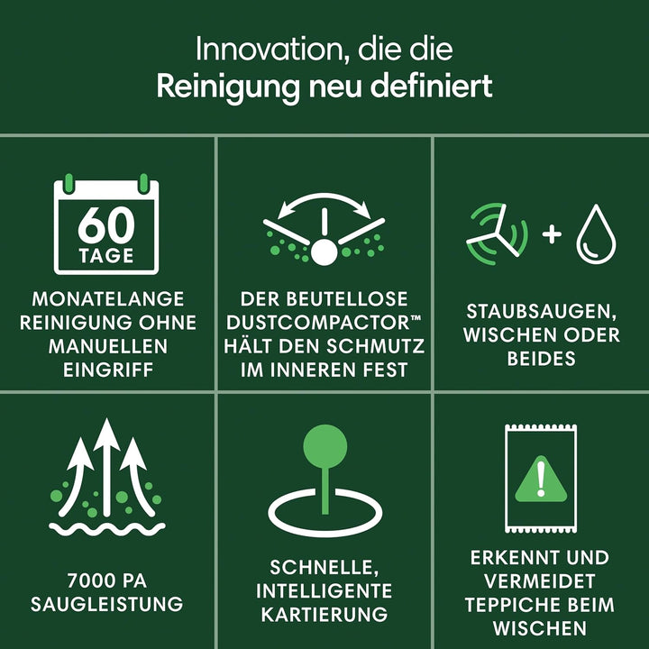 iRobot Roomba 205 DustCompactor Combo Saugroboter – Automatische Staubverdichtung im Roboter, kein E