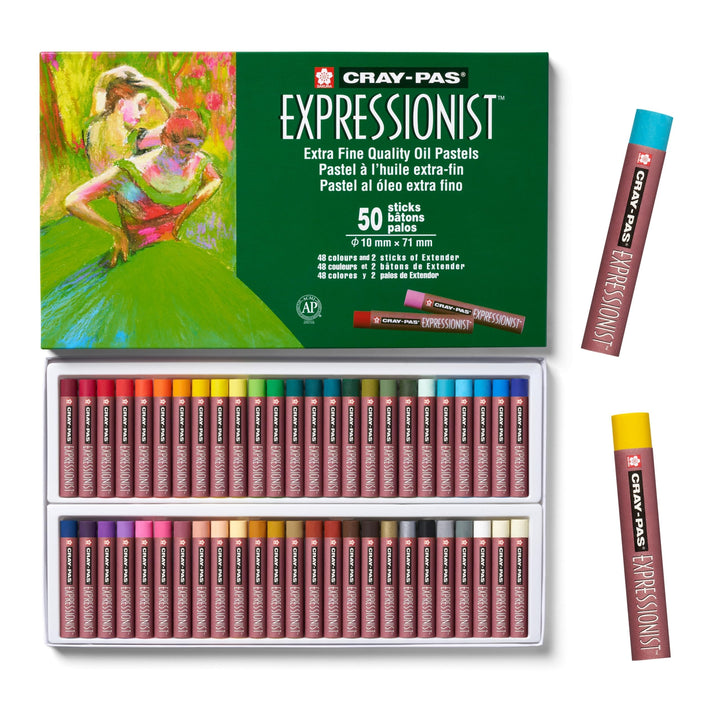 Cray pas Expressionist Ölkreide, verschiedene Farben, 50 Stück