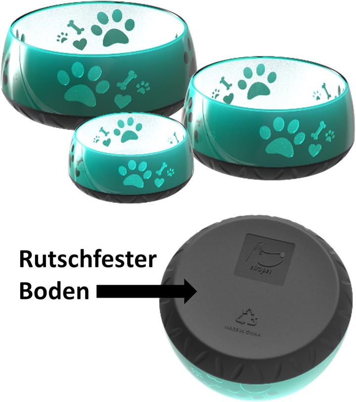 Hundenapf kleine Hunde/Hundenapf grosse Hunde/Futternapf Hund/Trinknapf Hund/S/M/L rutschfest (M 101