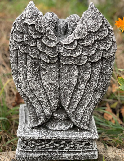 stoneandstyle Steinfigur Torwächter Gargoyle hockend frostfest wetterfest Steinguss