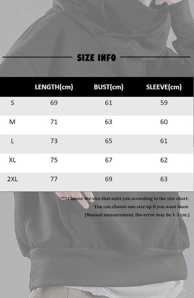 Eocicvvi Pullover Herren Rollkragen Hip Hop Fleece Pulli Kapuzenpullover Hoodie Sweater Sweatshirt M