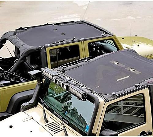 Rugged Ridge 13579.06 Eclipse Sonnenschutz, Full, Black; 07-18 Jeep Wrangler JK, 2-Türer