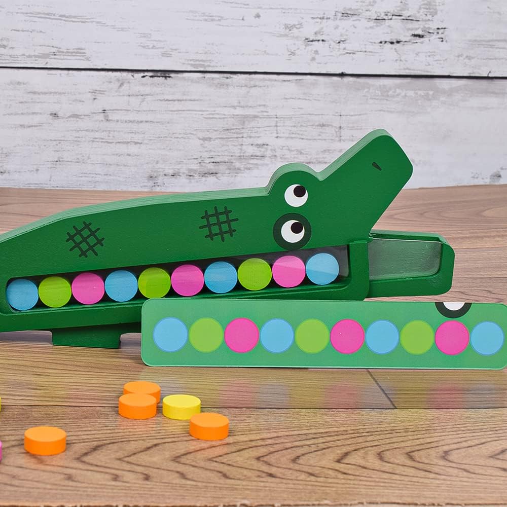 DJECO - Lernspiele Crococroc Geschicklichkeit, Mehrfarbig (31629)