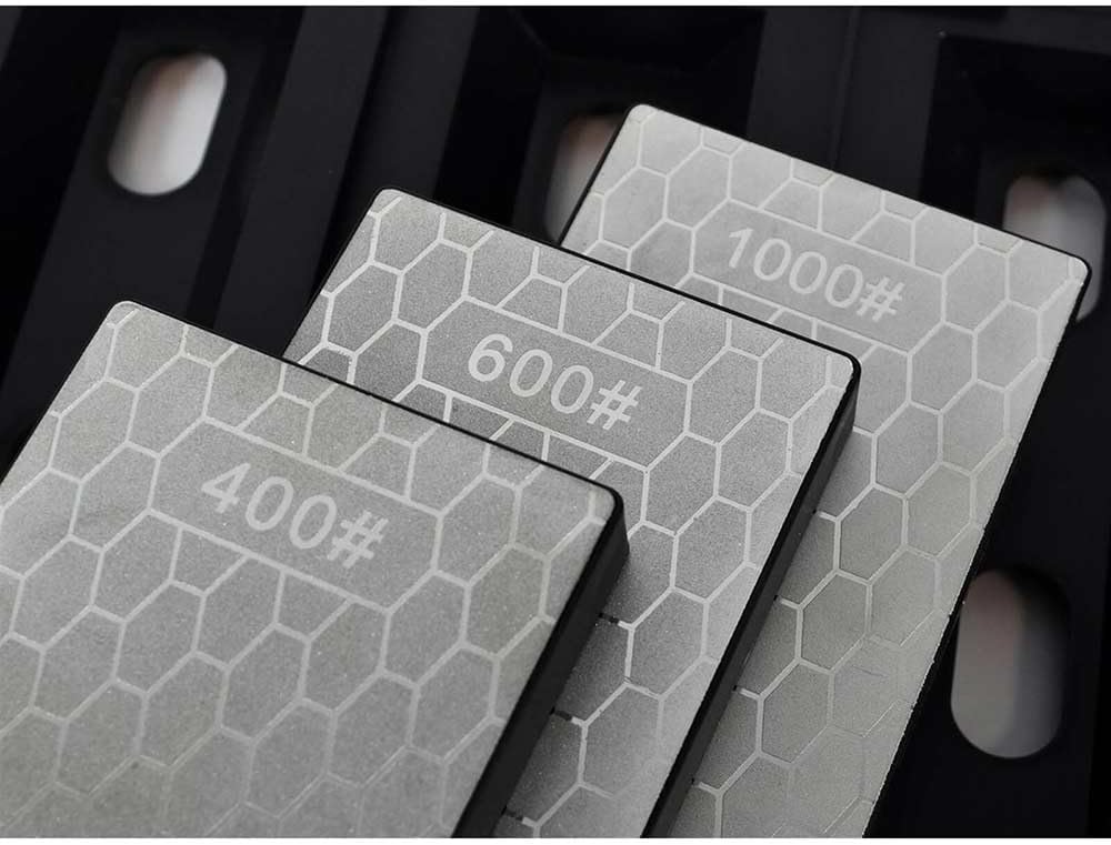 Faithfull FAIDWTRIPLE Diamant-Schleifstein-Set 3 Steine: 400G grob, 600G mittel und 1000G fein, inkl