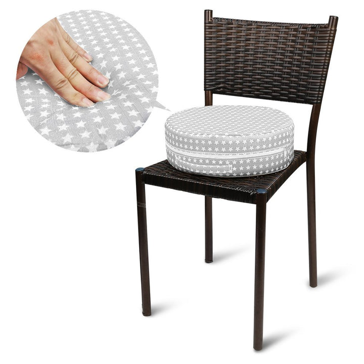 Zicac Sitzerhöhung Sterne Muster Tragbare Sitzerhöhung mit Seitentasche für Kinder Seat Pad