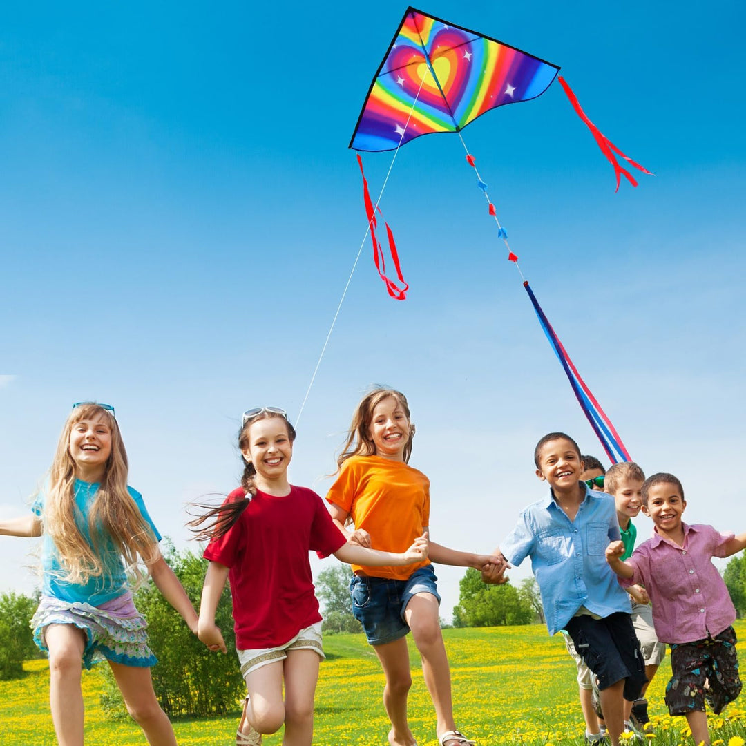 HONBO Children's Kite Large Delta Kites for Children and Adults for Beach Trip Outdoor Games, Perfec