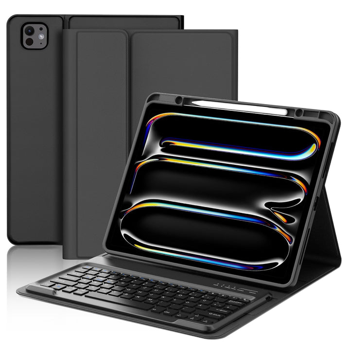 Hülle mit Tastatur für das iPad Pro 13" (2025 M5 A3360/A3361/A3362 & 2024 M4 A2925/A3007/A2926), Deu