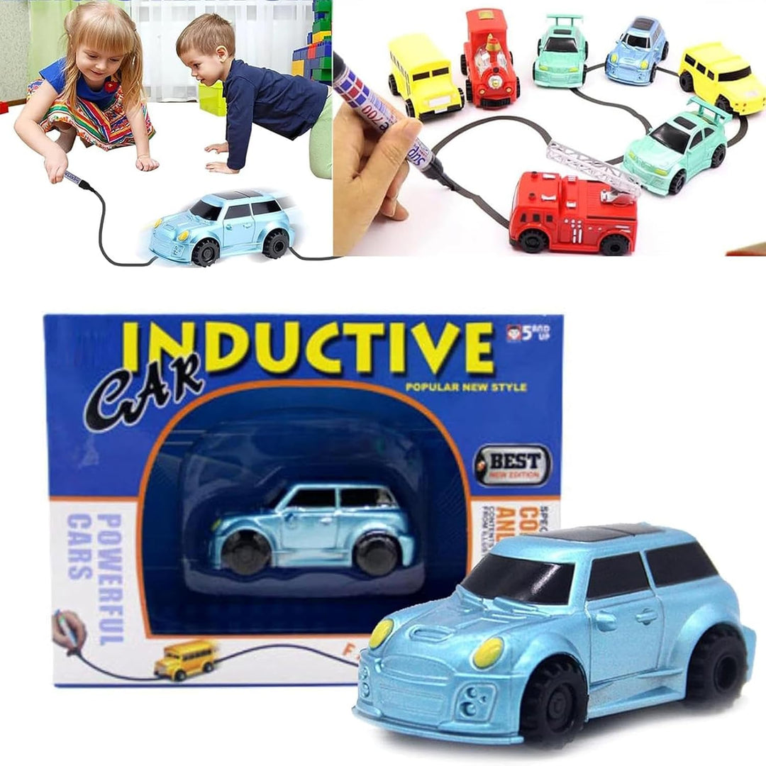 Générique Induktives Autospielzeug – magisches Linien-Tracking-Fahrzeug mit Marker | automatisches S