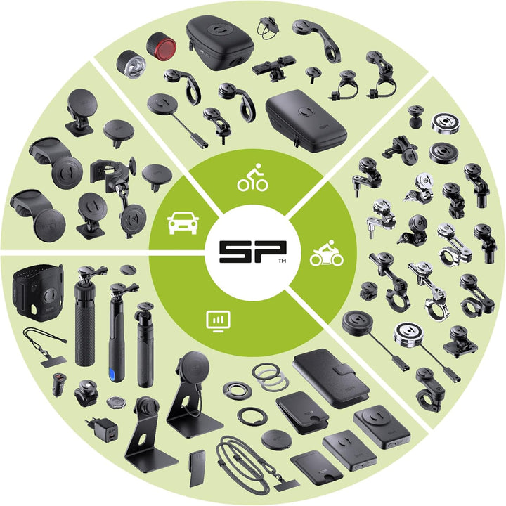 SP CONNECT Micro Stem Bundle | SPC+ | für Samsung S21 FE Handy Halterung für den fahrradlenker | Sma