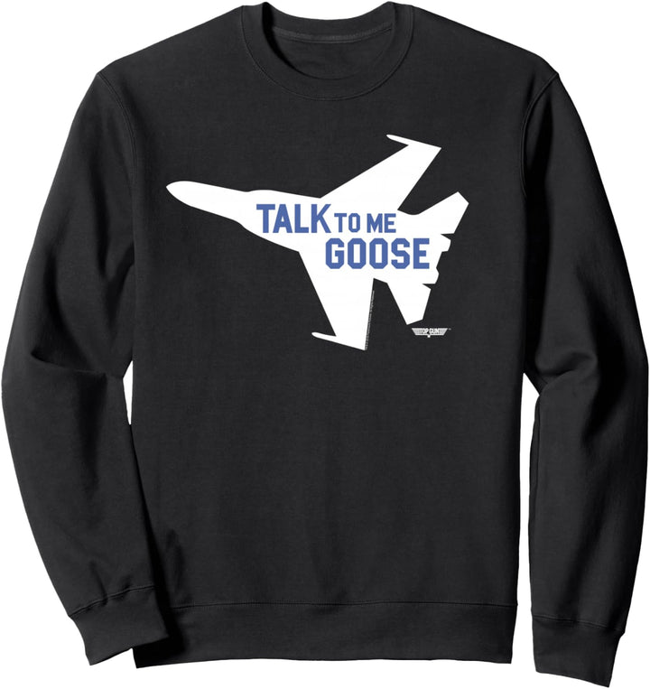 Top Gun sprechen mit mir Goose Silhouette Sweatshirt