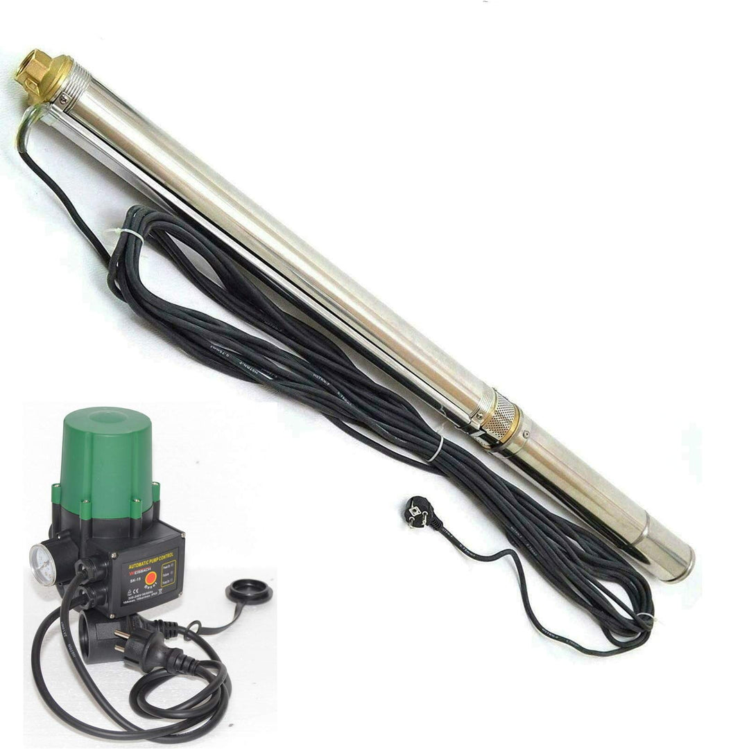 3" Tiefbrunnenpumpe 2700l/h 6,1bar Sandverträglich bis 5% Pumpensteuerung