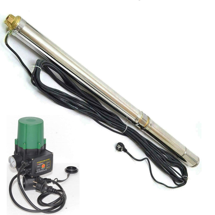 3" Tiefbrunnenpumpe 2700l/h 6,1bar Sandverträglich bis 5% Pumpensteuerung