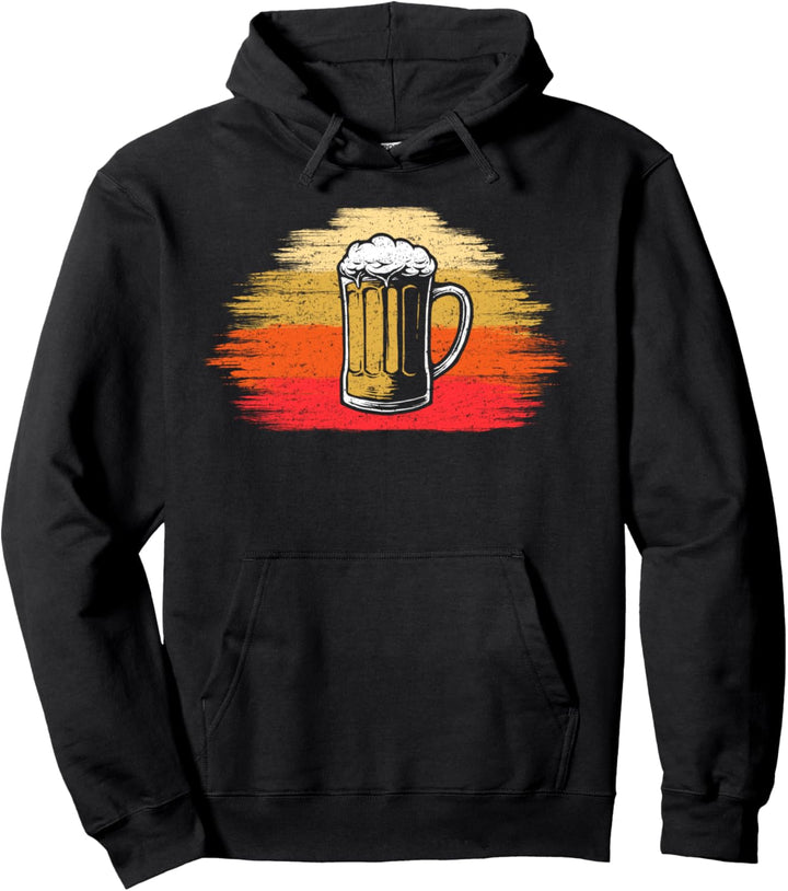Bier retro - Lustiges Bier Pullover Hoodie
