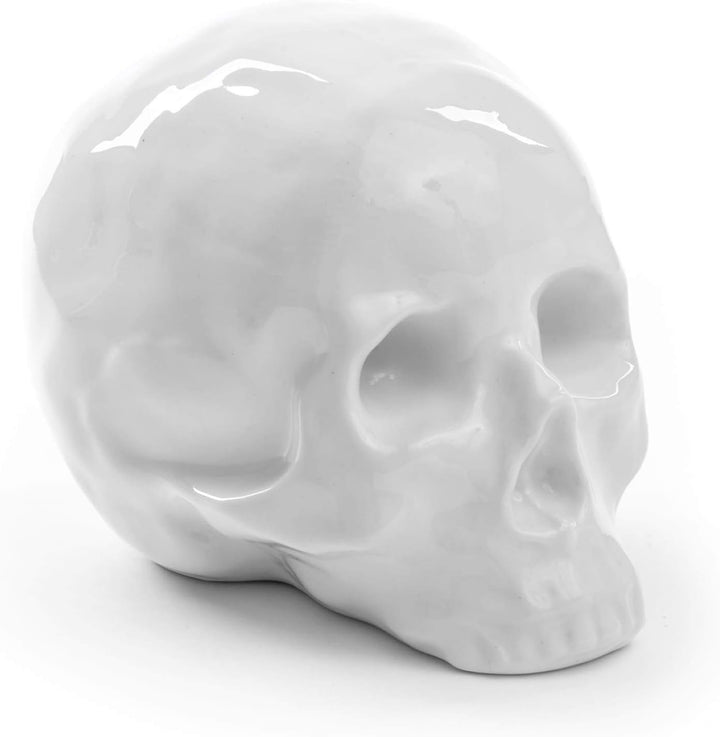 SELETTI My Skull Kuriositäten, Porzellan, Weiss, 25 x 14 x 15 cm