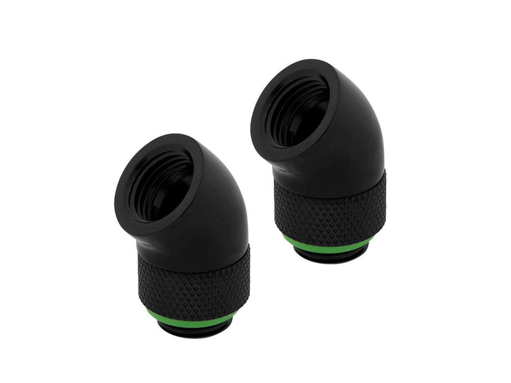 Corsair Hydro X Series, 45° Adapter drehbar Doppelpack (Standard-G1/4"-Gewinde (BSPP) Messing Gefert