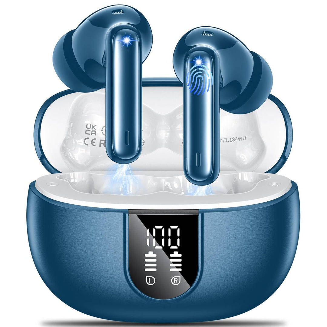 Bluetooth Kopfhörer,Kabellose Kopfhörer Bluetooth 5.3 In Ear Kopfhörer,42 Stunden Spielzeit,Sportkop