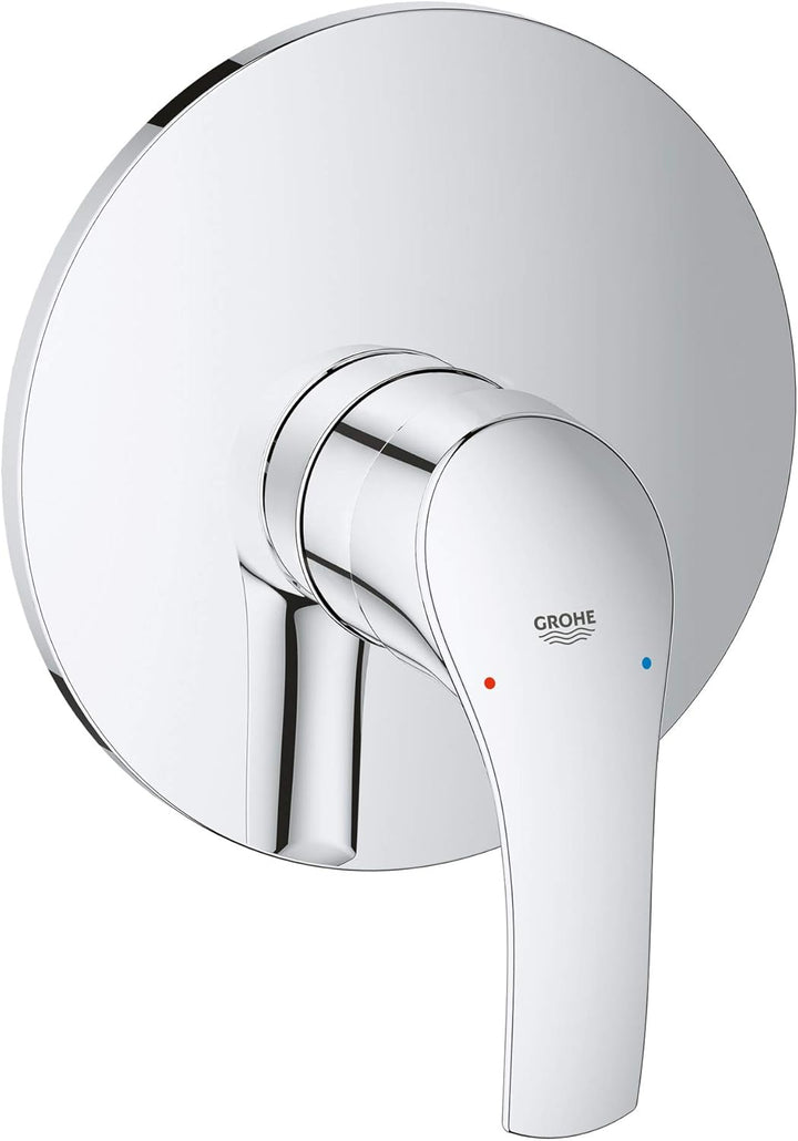 GROHE Eurosmart Brausearmatur Fertigmontageset, ohne Unterputz-Einbaukörper 19451002, Silber Brauseb