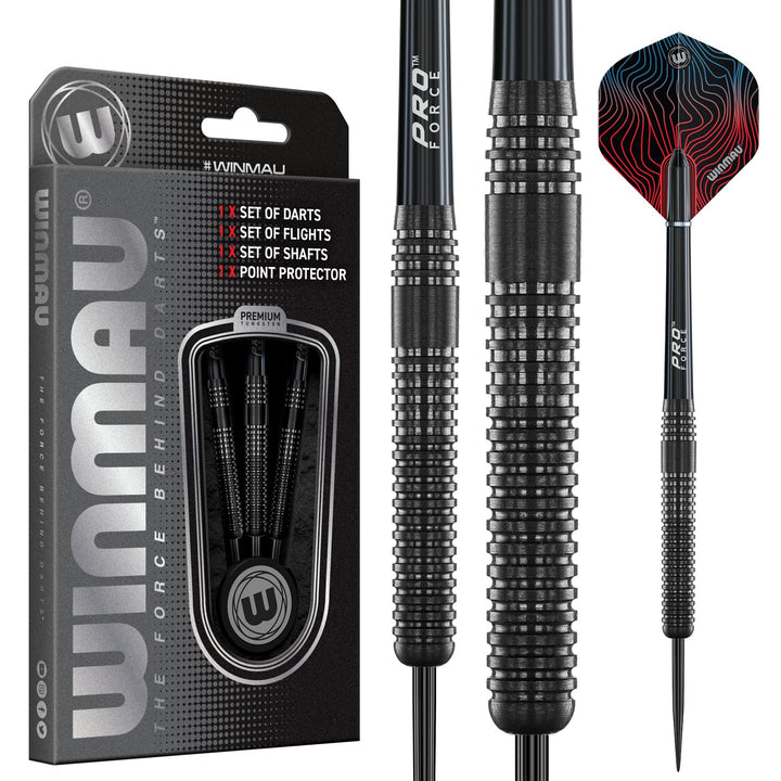 WINMAU Solaris Pro Spezial Dartset mit Stahlspitze 23.0 Gramm, 23.0 Gramm