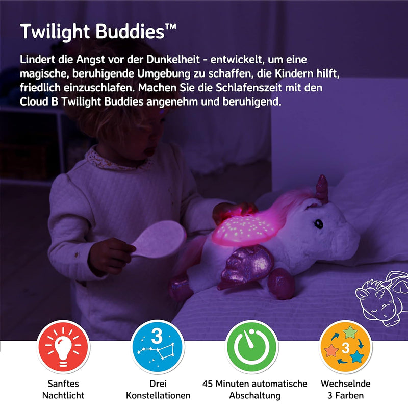 Cloud B Calming Nightlight Star Projektor | Sanfte Helligkeit | 3 Farben | 3 Sternbilder | Automatis