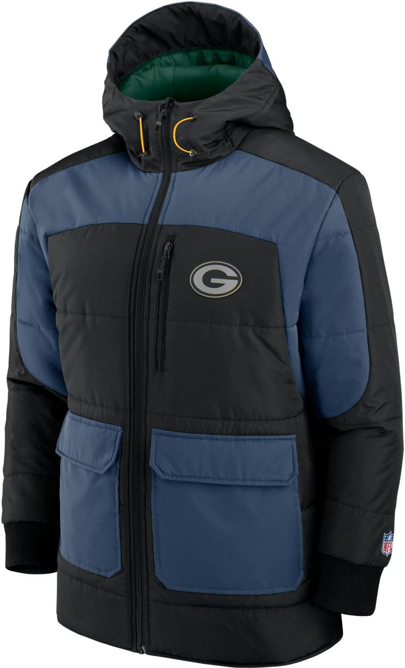 Fanatics Green Bay Packers NFL Parka Winterjacke S Schwarz, S Schwarz