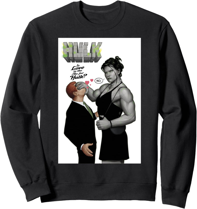 Marvel She-Hulk Love In The Air Comic Cover Sweatshirt