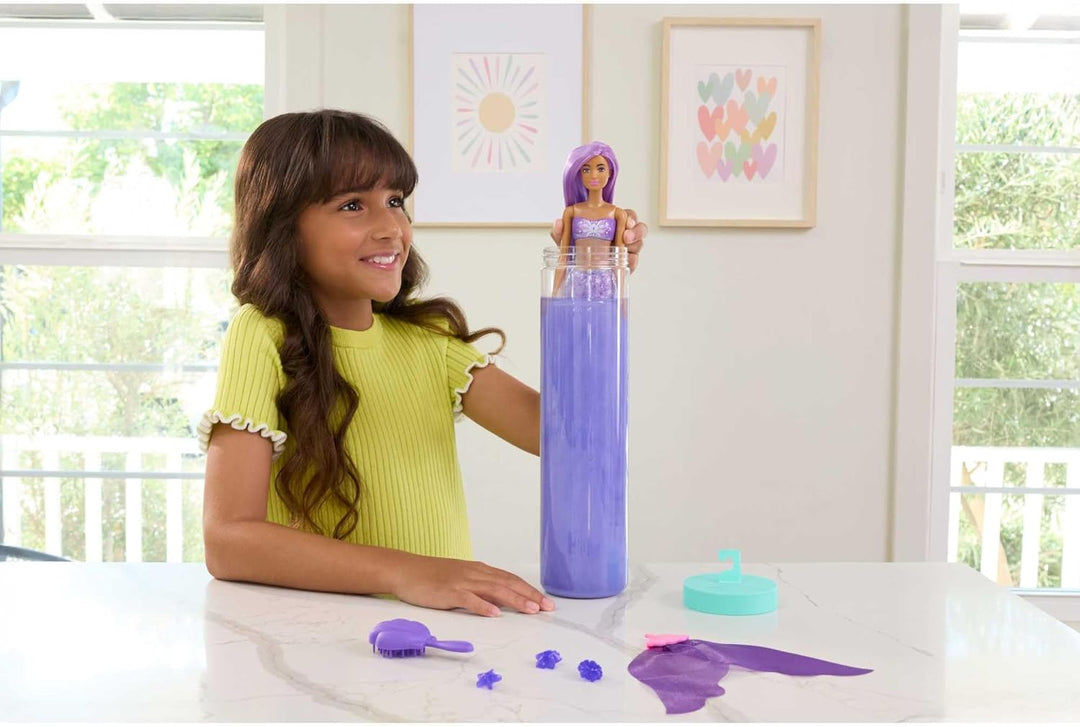 Barbie Color Reveal Puppe und Accessoires, Ballontier-Reihe, 6 Überraschungen einschliesslich Farbwe