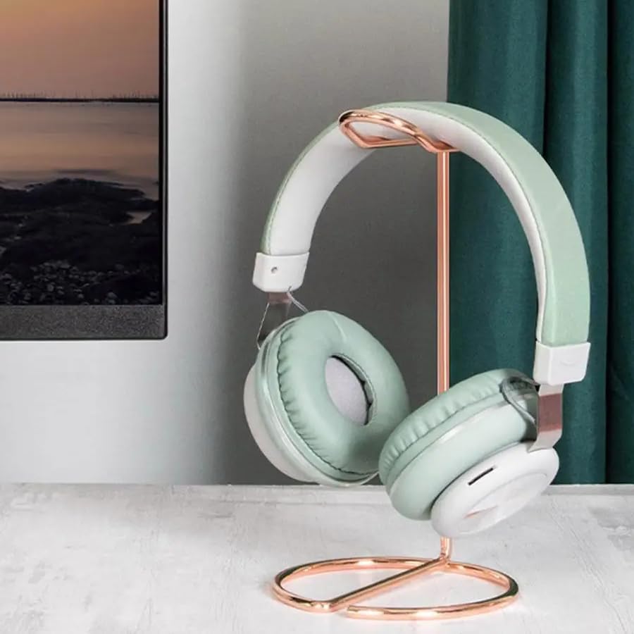 ARFUKA Headset Halterung Kopfhörer Ständer Tisch Kopfhörer Halter Kopfhörer Headset Halter Metall Un