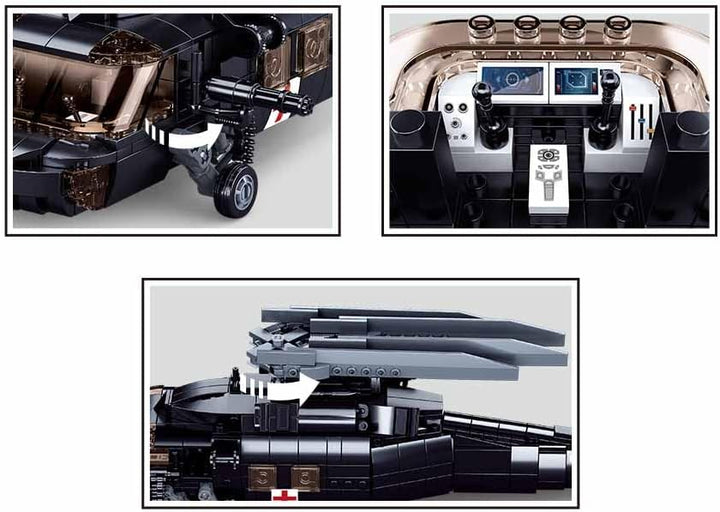 Sluban M38-B1012 ModelBricks-UH-60 Black Hawk 692pcs