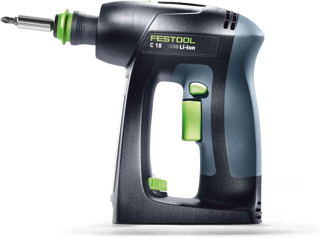 Festool Akku-Bohrschrauber C 18 HPC 4,0 I-Plus (mit Akkupacks BP 18 Li 4,0, Schnellladegerät, Werkze