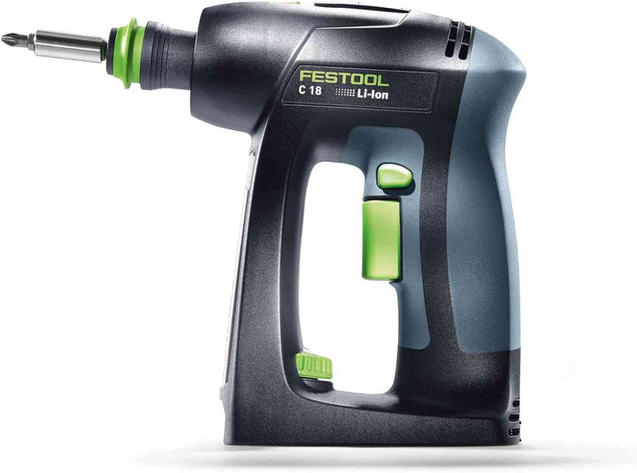 Festool Akku-Bohrschrauber C 18 HPC 4,0 I-Plus (mit Akkupacks BP 18 Li 4,0, Schnellladegerät, Werkze