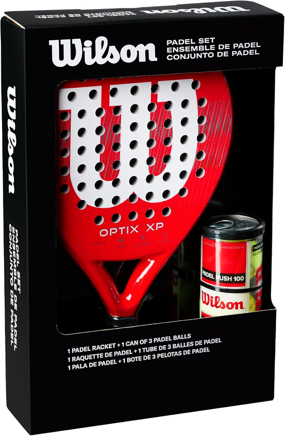 Wilson OPTIX XP Padel KIT RED