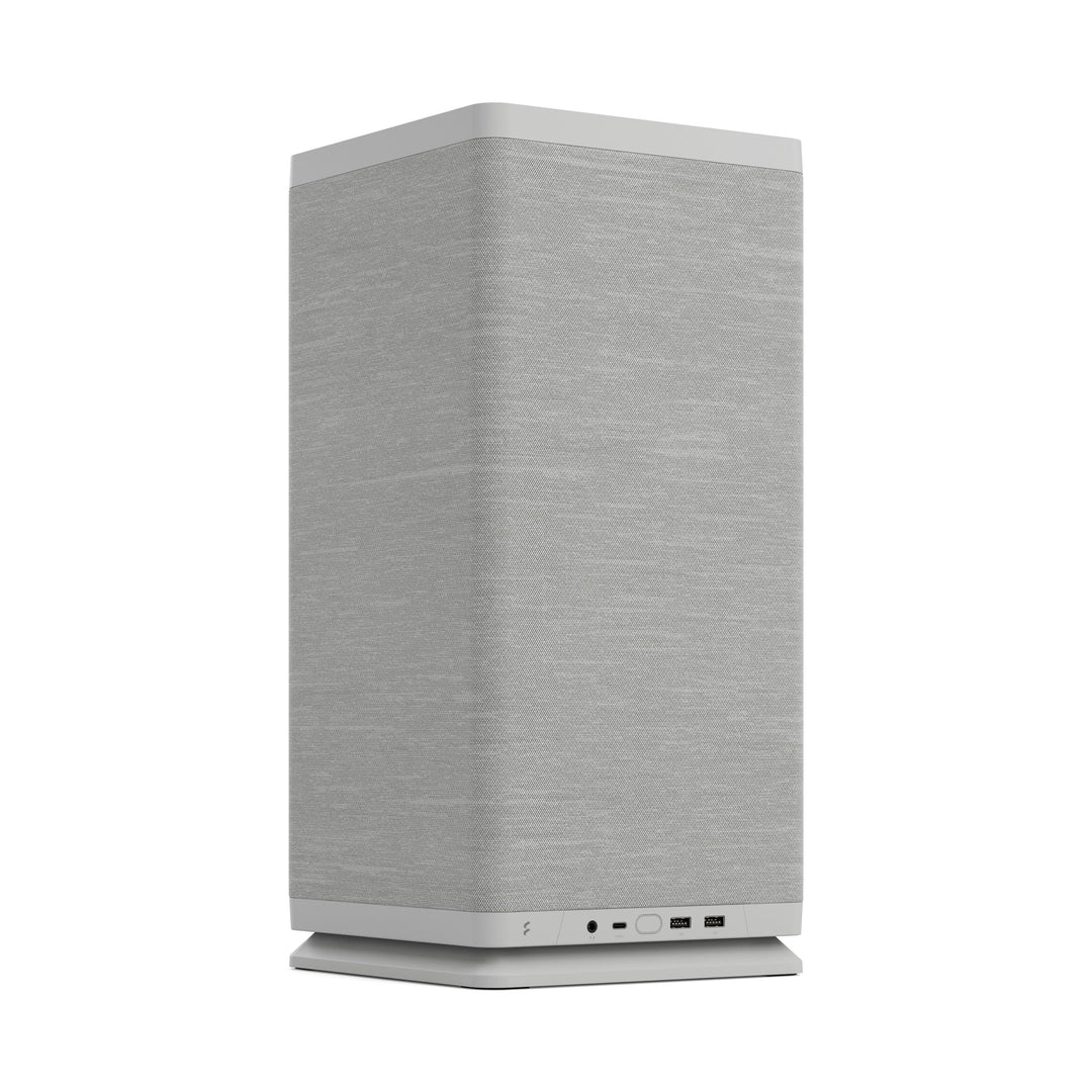 Fractal Design Mood Light Gray PC Case - Sleek Fabric Design, 180mm Top Fan, Conceals 325mm Graphics
