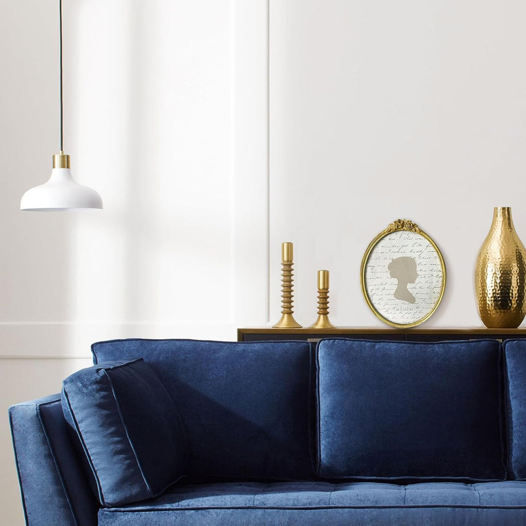 Sunlit Vintage Bilderrahmen, 20,3 x 25,4 cm, oval, antiker Bilderrahmen mit Glasfront, Luxus-Foto-Di