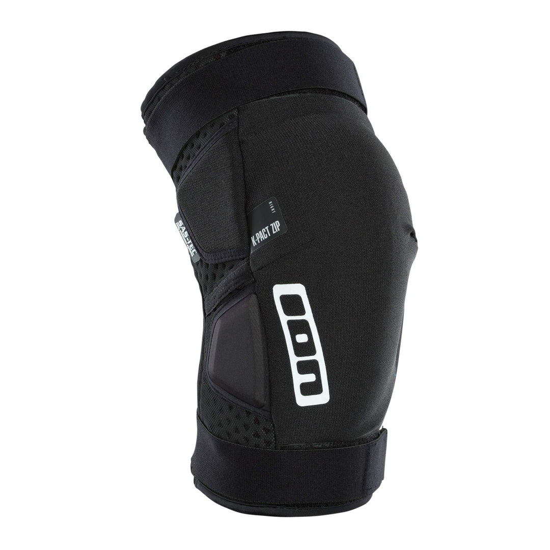 Ion K Pact Zip Fahrrad Knieschoner schwarz 2024 Schwarz M, Schwarz M