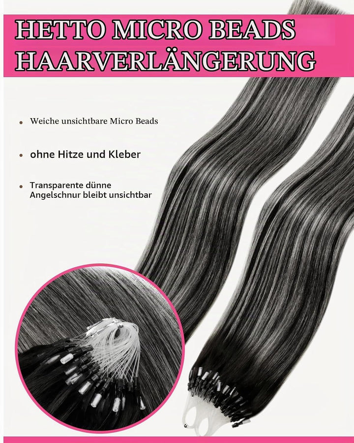 Hetto Microring Extensions Echthaar Balayage Microring Echthaar Extensions Remy Micro Ring Haarverla